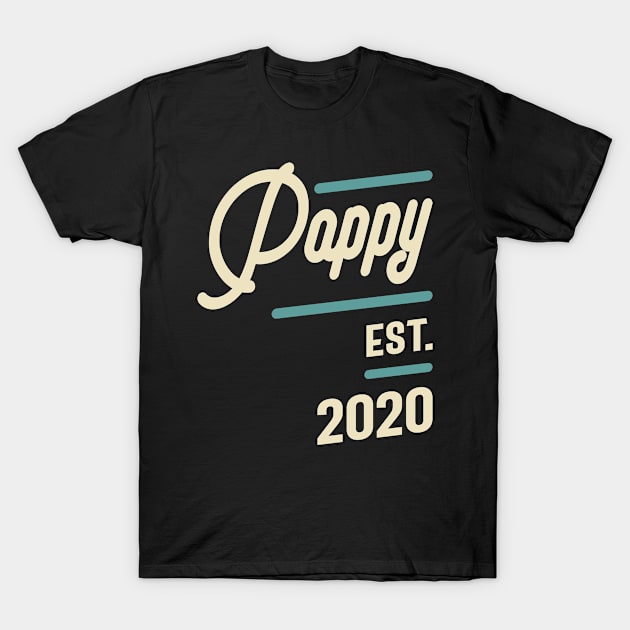 Mens Pappy Est 2020 - Dad Gift T-Shirt by cidolopez